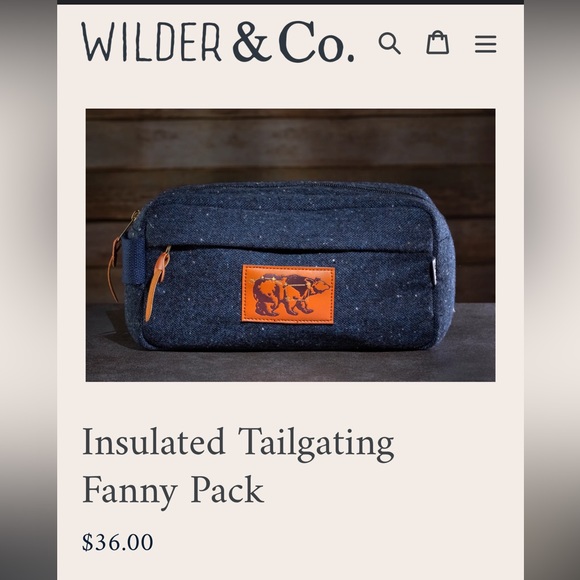 Foster & Rye Insulated Tailgating Fanny Pack - Picture 2 of 7